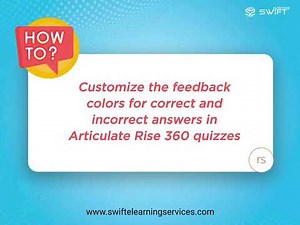 Customize Quiz Feedback Answer Colors in Articulate Rise 360 | Custom eLearning Solutions