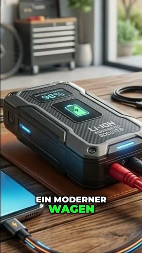 Auto springt nicht an? 🔋 Auto-Booster & Powerbanks im harten Vergleich! #shorts #auto #batterie