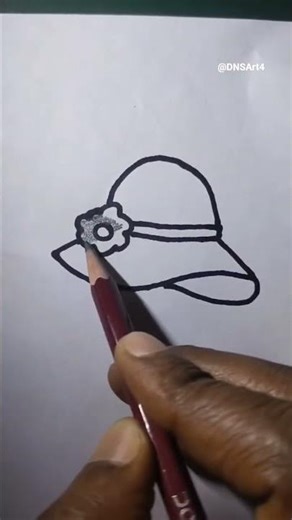 How To Easy Draw A Girl Cap #shortsvideo #art #simpleartforkids #sketch #easydraw #pencil