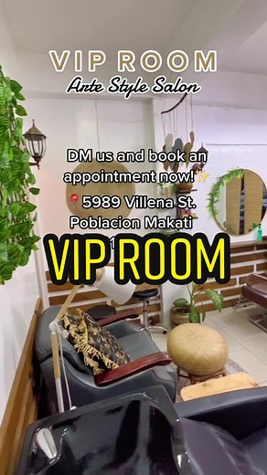 Only salon in Metro Manila with a private VIP Room and affordable hair & nail services.✨ #fyp #foryou #fy #salon