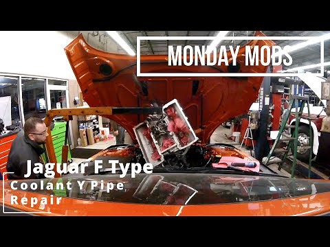 Jaguar F-Type Coolant Y-Pipe Replacement