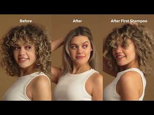 Before & After | Cezanne Keratin Smoothing - Classic Blonde Treatment Transformation