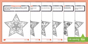 Matariki Māori Mindfulness Stars Colouring Activity