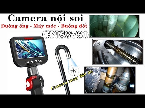 Test Camera nội soi đường ống Hàn Quốc TTI CNS3780 Full HD. Nội soi máy móc, buồng đốt, tuabin máy.