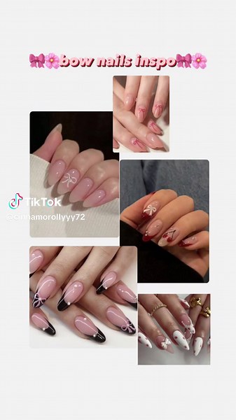Cute Nail Designs for a Coquette Aesthetic | Almond Nails Inspiration