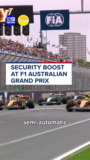 The major boost to security follows similar measures implemented at last month's Australian Open. #9News