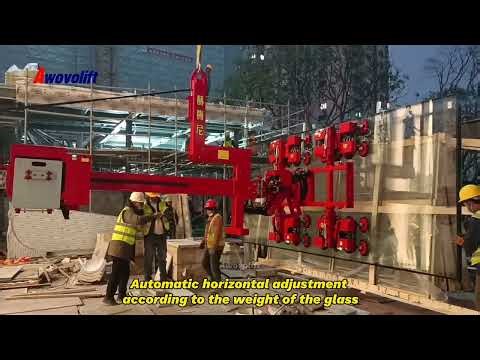 Amazing Glass Installation Tool-Counterbalance glass vacuum lifter 2tons by remote control