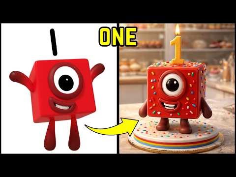 Numberblocks Turned into Cakes 🎂🔢 | A Sweet & Colorful Learning Adventure for Kids!