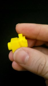 I designed a locking button with release mechanism as a prototype for a puzzle box