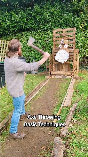 Definitely just "basic" axe throwing techniques...
