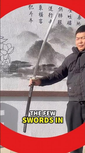 This is one of the few swords in history designed to function like a polearm - Nagamaki Sword
