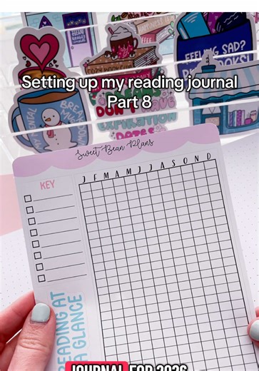 It’s already 2026 and I’m still setting up my reading journal 🙈 oops! #readingjournal #journalwithme #readingjournalsetup #readinggoals #journalingideas