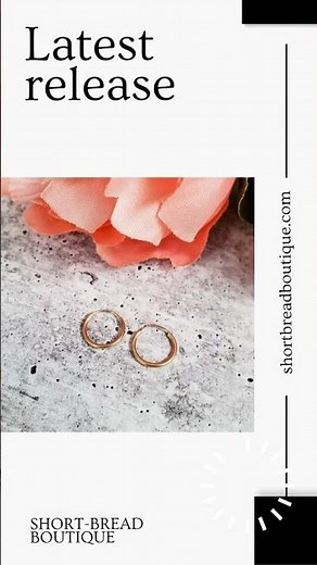 14K Gold Initial Endless Hoop Earrings