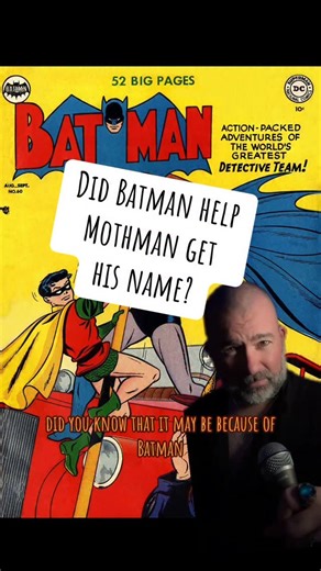 Jeremy Foster on Instagram: "You can maybe thank Batman for Mothman’s name! #mothman #mothmanprophecies #folklore #thetwilightemporium #appalachia #appalachian #appalachianfolklore #cryptids #cryptid #batman #history #weirdhistory #paranormal"