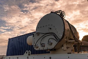 The UK’s DragonFire laser is designed to burn drones out of the sky