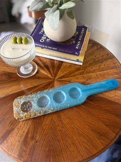 Ocean Shot Glass Holder | Bar Decor - Etsy