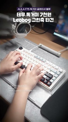 가성비 GOAT 테무 독거미 7천원 Leobog 그린(리퍼)축 타건