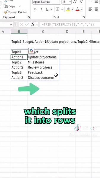 Clean Your Excel Data Quickly with TRIM and SPLIT