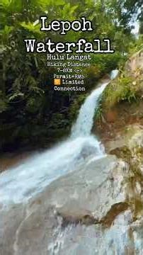 #lepohwaterfall #airterjunsglepoh #hululangat #hikingadventures #selamatharimalaysia #fazzamhike