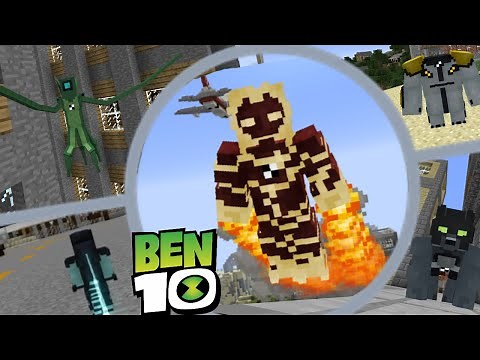 Minecraft Ben 10 Mod (Fisk Superheroes Heropacks)