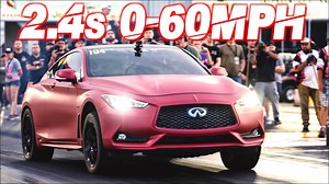 9.4K views · 283 reactions | World's Fastest AWD Infiniti Q60! (800HP Tire Smoking Street Launch 2.4s 0-60MPH) | That Racing Channel | Facebook