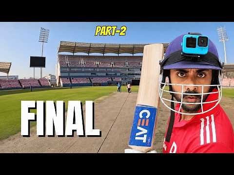 Office Team's '1st FINAL' in International Cricket Stadium 🏏