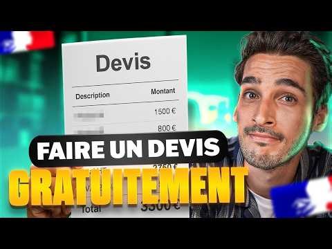 Comment faire une Devis Gratuitement (Tuto + Modèle Gratuit)