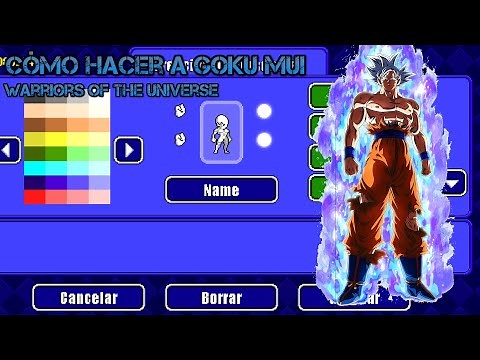 cómo hacer a Goku ultra instinto en warriors of the universe
