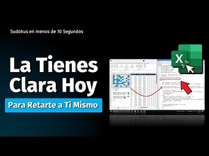 Desarrollé en 24 Horas el Mejor Modelo para Ganar SUDOKUS Usando Excel