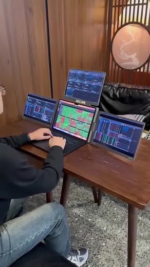 14 reactions |  One laptop. Four screens. Zero limits. With FOPO Laptop Screen Extender:  Monitor stocks in real-time  Write & debug code faster  Play games while multitasking ✅ Instant Plug & Play 麟 Slim, travel-friendly design Your productivity. Supercharged. ⚡ | FOPO | Facebook