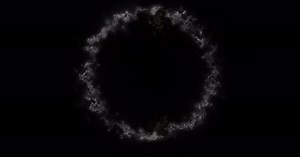 Explosion shockwave effect and divergent wave on a transparent background. Explosion shockwave.