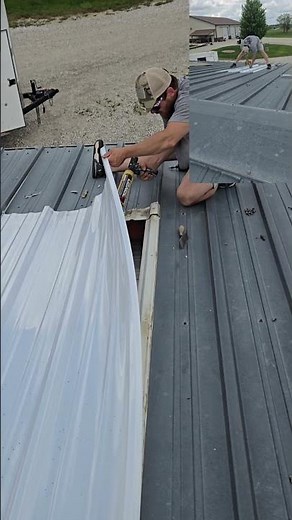 installing skylights on a metal roof #construction #howto #installation #subscribe