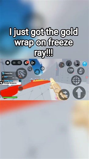 gold freeze ray rivals #roblox #rivals #fyp