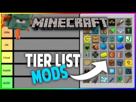 TIER LIST MOD MINECRAFT !