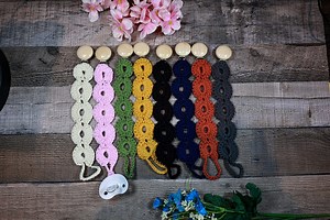 Pacifier/teether Clip Circle Pattern - Etsy UK