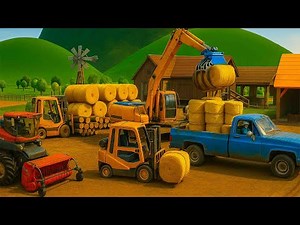 Farm Song: Tractor and the Field 🚜🌾 | Farm Music with Harvester