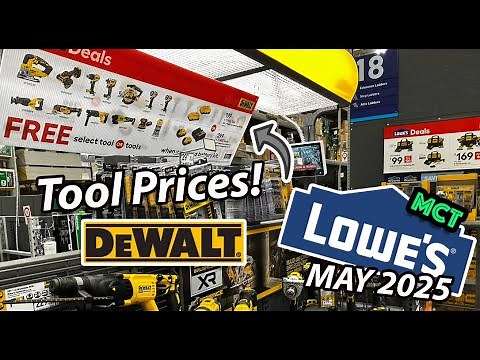 New Dewalt Tool Deals at Lowe's