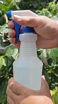 How to fix clogged up spray bottle.