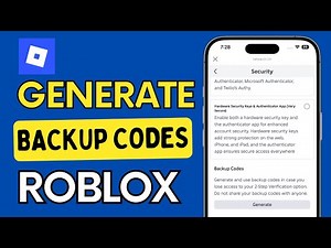 How to Get Backup Code in Roblox 2025