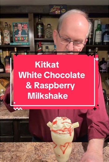 Delicious White Chocolate Raspberry KitKat Milkshake Recipe