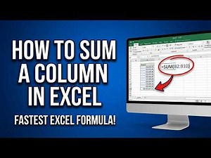 How to Sum a Column in Excel (The Easiest Way!)