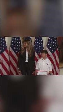 First Lady Melania Trump awards America's youngest innovators during AI Challenge ceremony