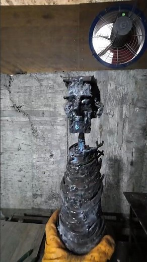 A Scream Born from Metal | Creating an Abstract Sculpture from Scrap Iron