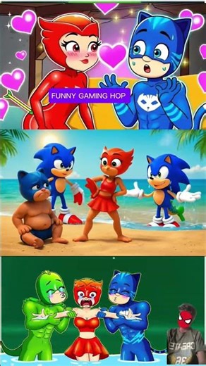 pj mask _ gekko 🆚 owlette 🆚 cat boy funny animation story coffin dance cover tiles hop edm rush