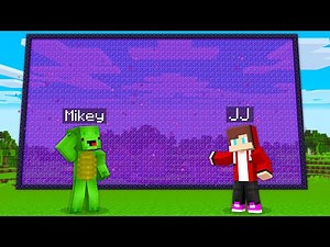 Mikey and JJ Found The BIGGEST PORTAL in Minecraft (Maizen)