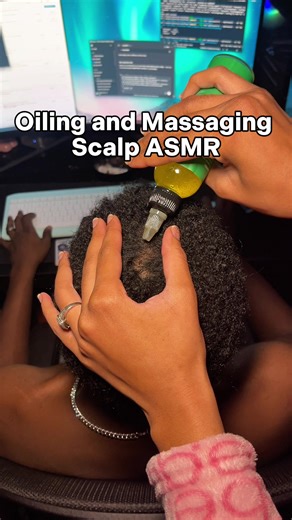 Oiling and massaging the scalp with slow, satisfying movements and soft scratching sounds. This relaxing ASMR scalp routine is perfect for stress relief, sleep, and deep tingles. If you love calming scalp care videos, this one’s for you. #scalpmassage #asmrscalp #scalpoiling #relaxingvideos #sleepasmr