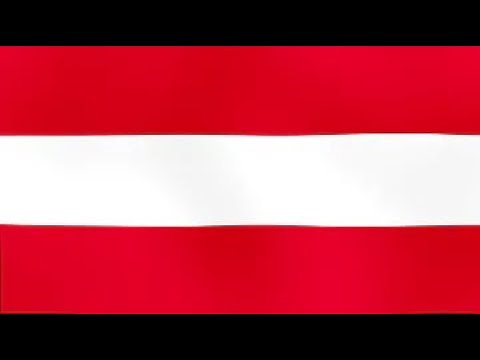 Evolución de la Bandera Ondeando de Austria - Evolution of the Waving Flag of Austria