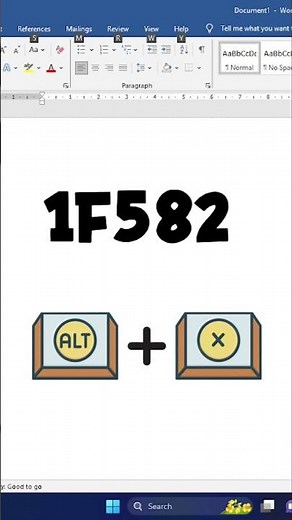 How to Insert a Envelope Symbol in MS Word #shortcutkeys #windows #msword #computer