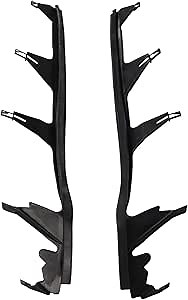 Headlight Cover Strips, 1 Pair Left and Right Headlight Upper Cover Rubber Strip Seal Gasket Headlight Accessory Compatible with 3 Series E46 Pre LCI 3 Series E46 M3