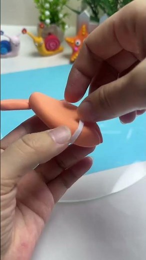 The cute clay clown fish is coming. The method is simple and zero-difficulty. Come and try it wi